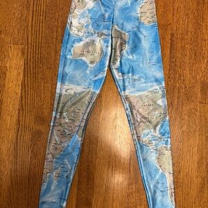 BlackMilk Map Print Leggings